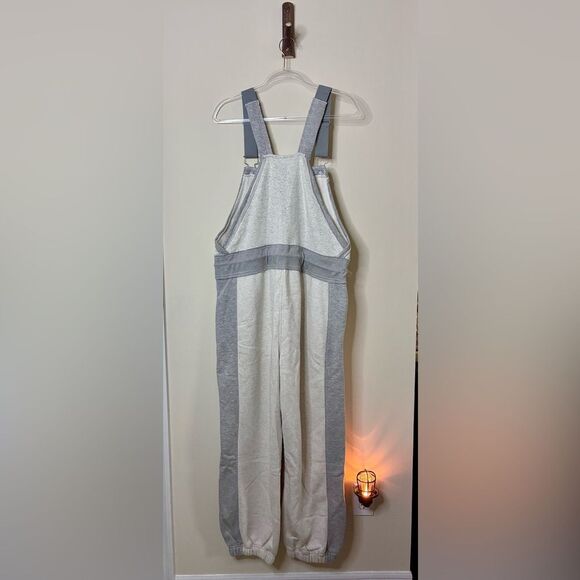 NWT FP Movement Making It Athleisure Overalls in Heather Grey Combo - Picture 4 of 10